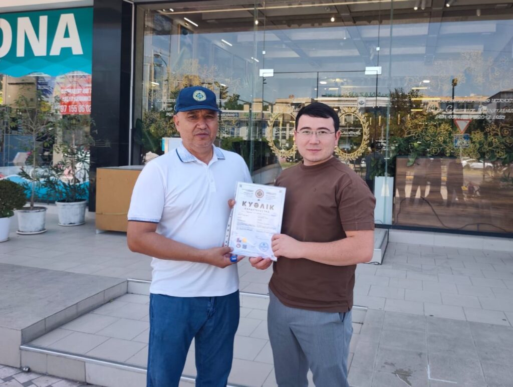 ТАШКЕНТ ҚАЛАСЫНДА «QMDB HALAL» КУӘЛІГІ ТАБЫСТАЛДЫ